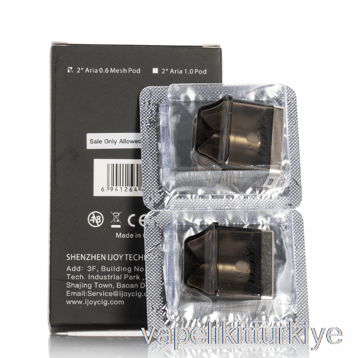 Elektronik Sigara Kalemi Vape Mate Ijoy Aria Yedek Bölmeler 0.6ohm Bölmeler